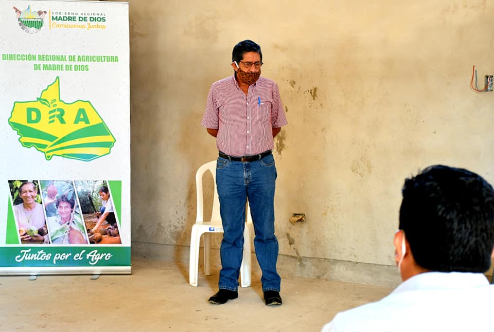 GOREMAD BRINDA APOYO CON MAQUINARIA AL SECTOR AGRARIO.