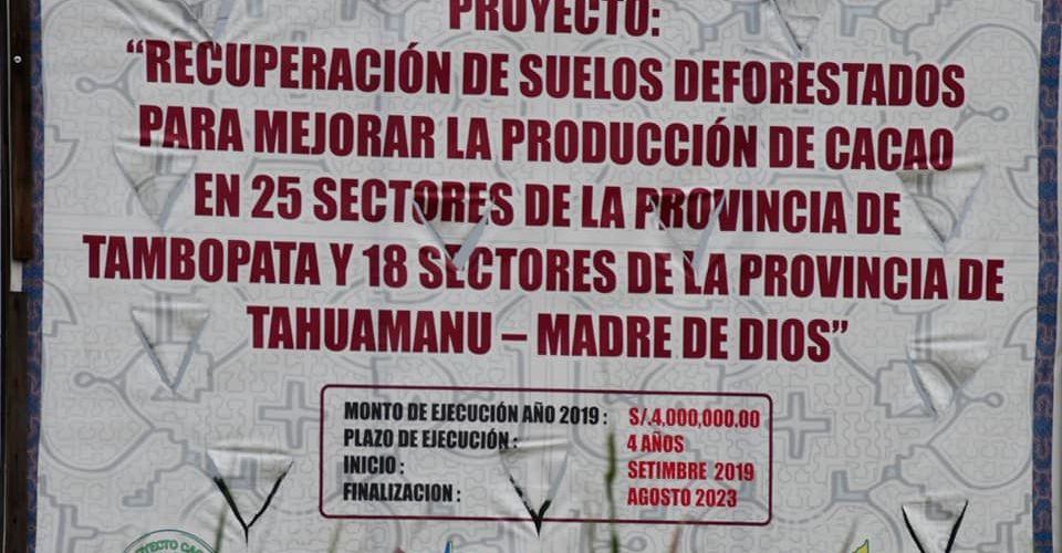 RA A TRAVÉS DEL PROYECTO CACAO INTENSIFICÓ TRABAJOS EN VIVEROS PARA CUMPLIR METAS TRAZADAS PARA EL PRESENTE AÑO.