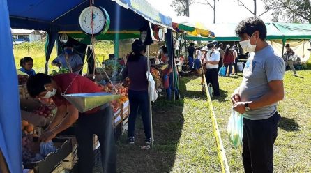 APOYANDO FERIAS ITINERANTES Y ACOMPAÑANDO PARA GARANTIZAR CUMPLIMIENTO DE MEDIDAS SANITARIAS PREVENTIVAS CONTRA EL COVID-19