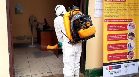 GOBIERNO REGIONAL DE MADRE DE DIOS, DESINFECTA INSTALACIONES DE LA DIRECCIÓN REGIONAL DE AGRICULTURA PARA EVITAR CONTAGIO DEL COVID-19