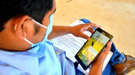CAPACITAN Y ENTREGAN MODERNAS TABLETS A INFORMANTES CALIFICADOS DE LAS OFICINAS Y AGENCIAS AGRARIAS