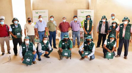 DIRECCIÓN DE AGRICULTURA ENTREGO KITS DE INDUMENTARIA A LOS AGRICULTORES CALIFICADOS, ENCARGADOS DE RECOGER INFORMACIÓN AGRARIA EN CAMPO
