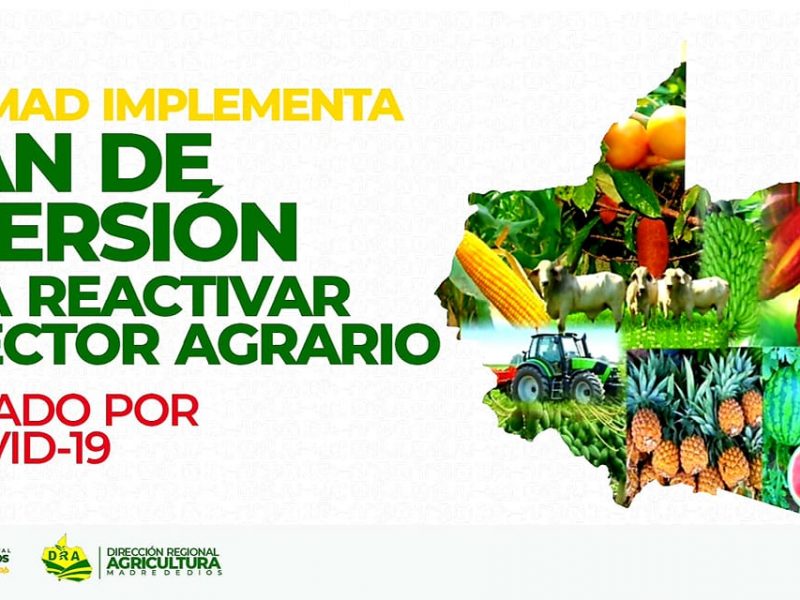GOREMAD IMPLEMENTA PLAN DE INVERSIÓN PARA REACTIVAR EL SECTOR AGRARIO AFECTADO POR EL COVID-19.