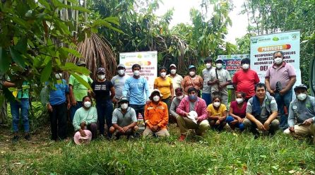 GOREMAD A TRAVÉS DE LA DRA CAPACITA A MÁS AGRICULTORES PARA EL MANEJO INTEGRADO DEL CULTIVO DEL CACAO.