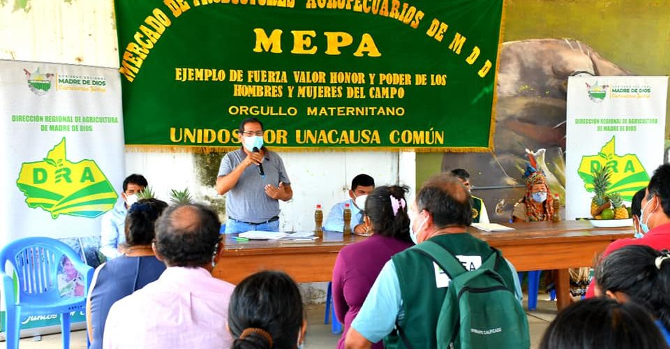 GOBIERNO REGIONAL ATIENDE DEMANDAS DE MERCADO AGROPECUARIO MEPA.