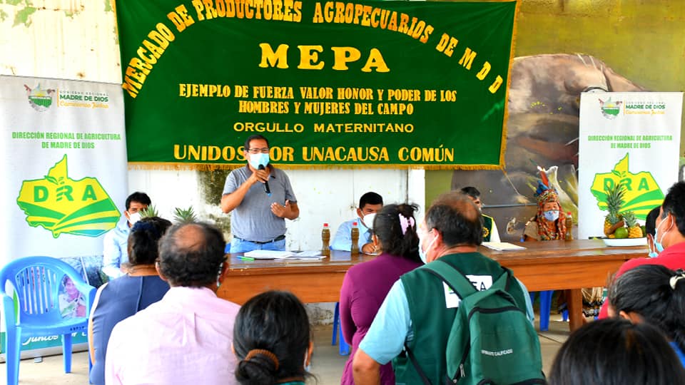 GOBIERNO REGIONAL ATIENDE DEMANDAS DE MERCADO AGROPECUARIO MEPA.