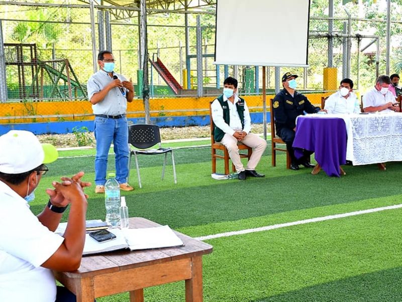 DIRECCIÓN DE AGRICULTURA INFORMÓ DEL TRABAJO QUE REALIZA A FAVOR DE AGRICULTORES DEL DISTRITO DE HUEPETUHE.