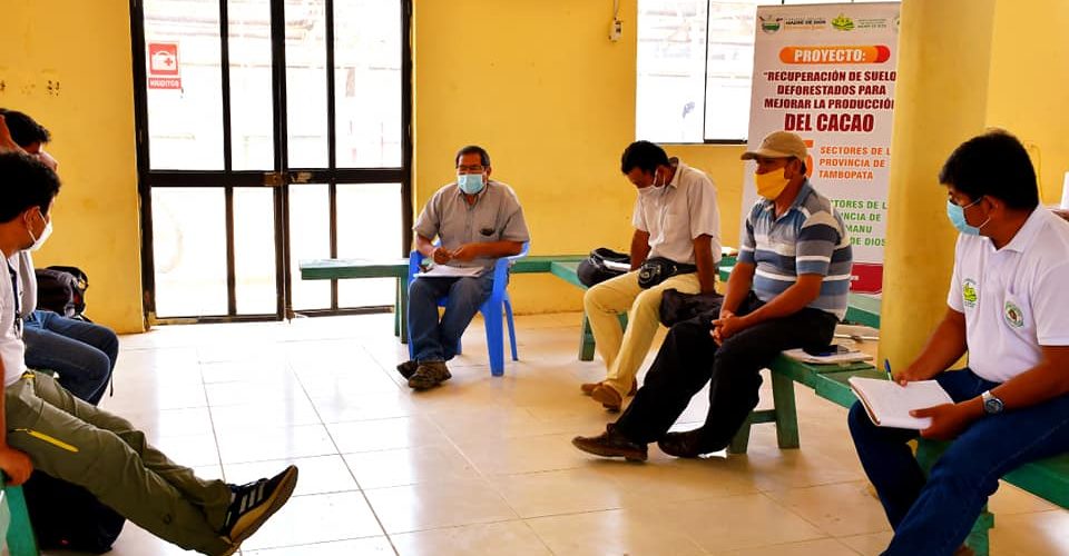 GOBIERNO REGIONAL DE MADRE DE DIOS ARTICULA ALIANZAS CON COOPERATIVAS Y ASOCIACIONES CACAOTEROS.