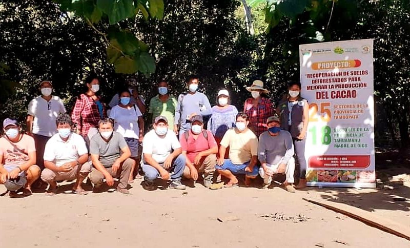 GOREMAD Y DRA CAPACITA A LOS AGRICULTORES DEL PROYECTO CACAO, CON TALLER TEÓRICO – PRÁCTICO