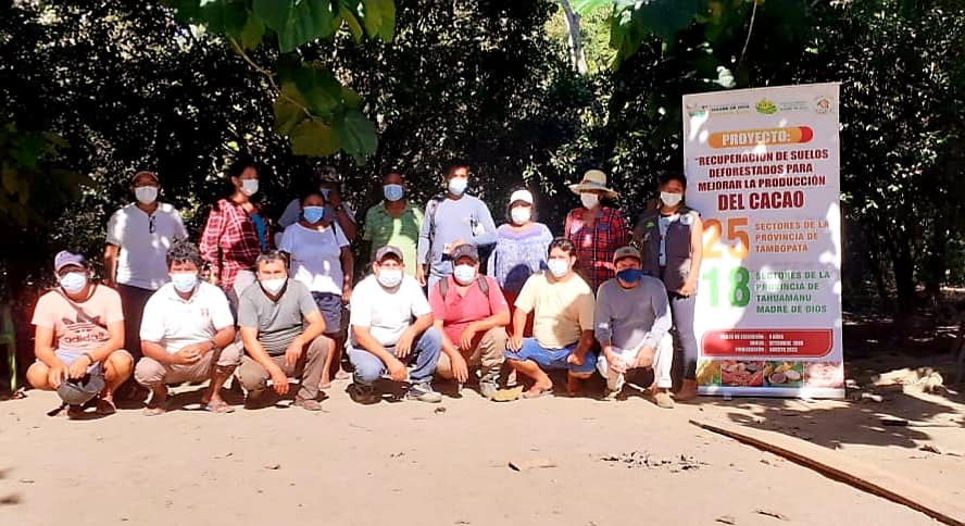 GOREMAD Y DRA CAPACITA A LOS AGRICULTORES DEL PROYECTO CACAO, CON TALLER TEÓRICO – PRÁCTICO