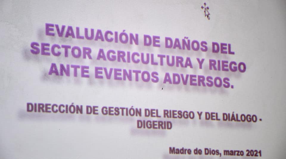 GOREMAD, DRA Y MIDAGRI CAPACITAN A PERSONAL PARA EVALUAR DAÑOS EN AGRO ANTE DESASTRES