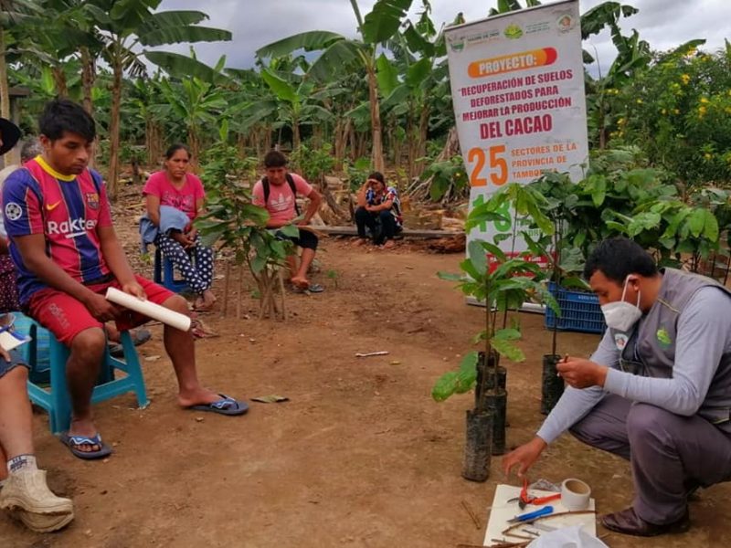 CURSOS Y TALLERES SE ACELERAN PARA LLEGAR A MAYOR NUMERO DE BENEFICIARIOS DEL PROYECTO CACAO