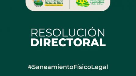 RESOLUCION DIRECTORAL N° 110-2023-GOREMAD-GRDE-DRA/DSFLPR
